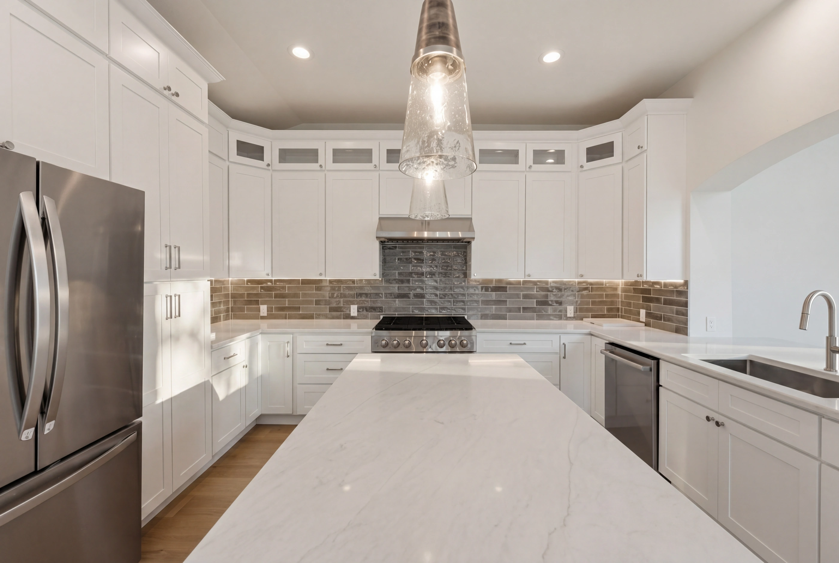 Kitchen island detail