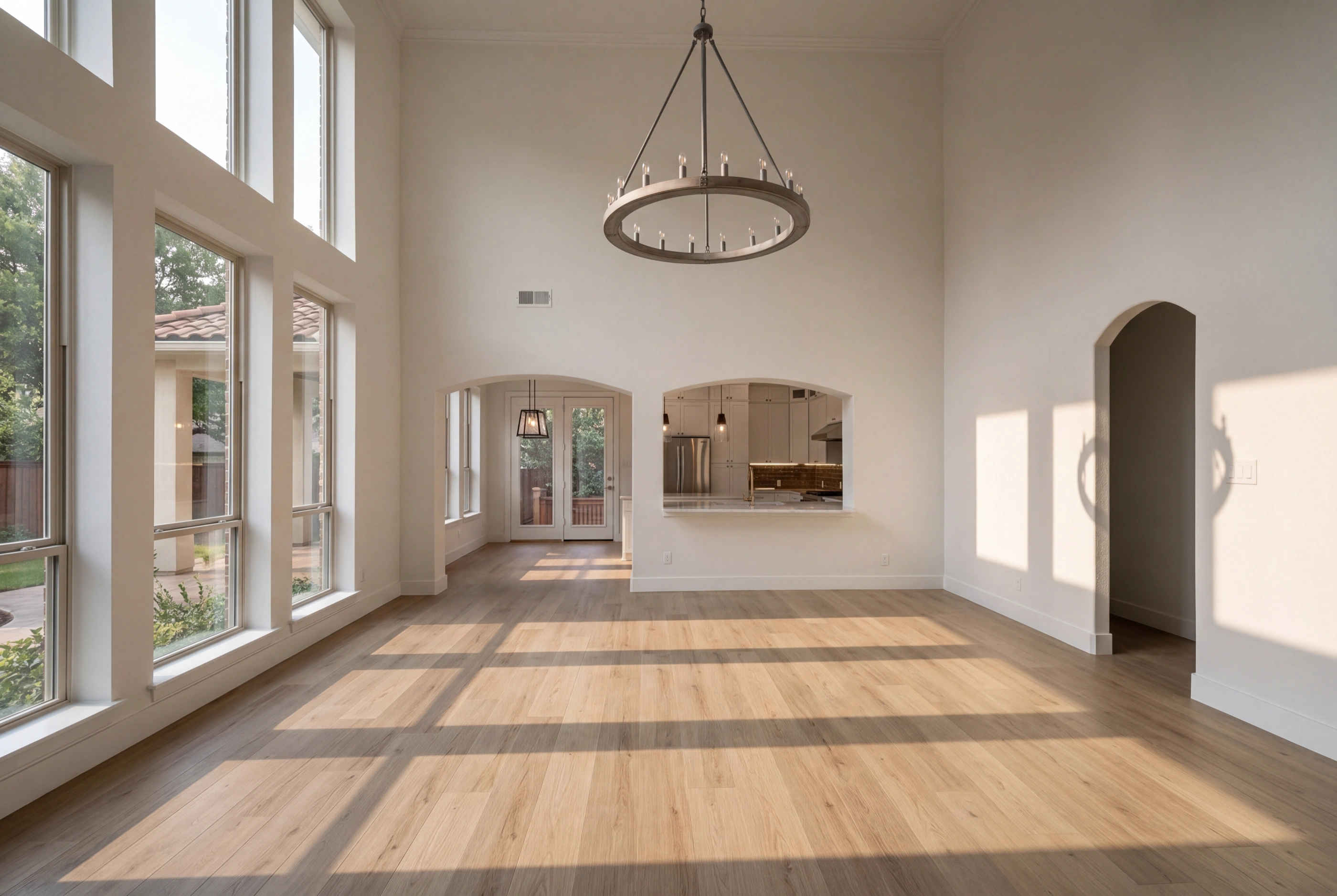 Open floor plan view